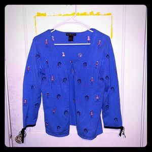 Vintage Fashion Button Up Blouse
